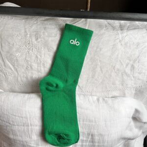 Green Alo Crew socks
