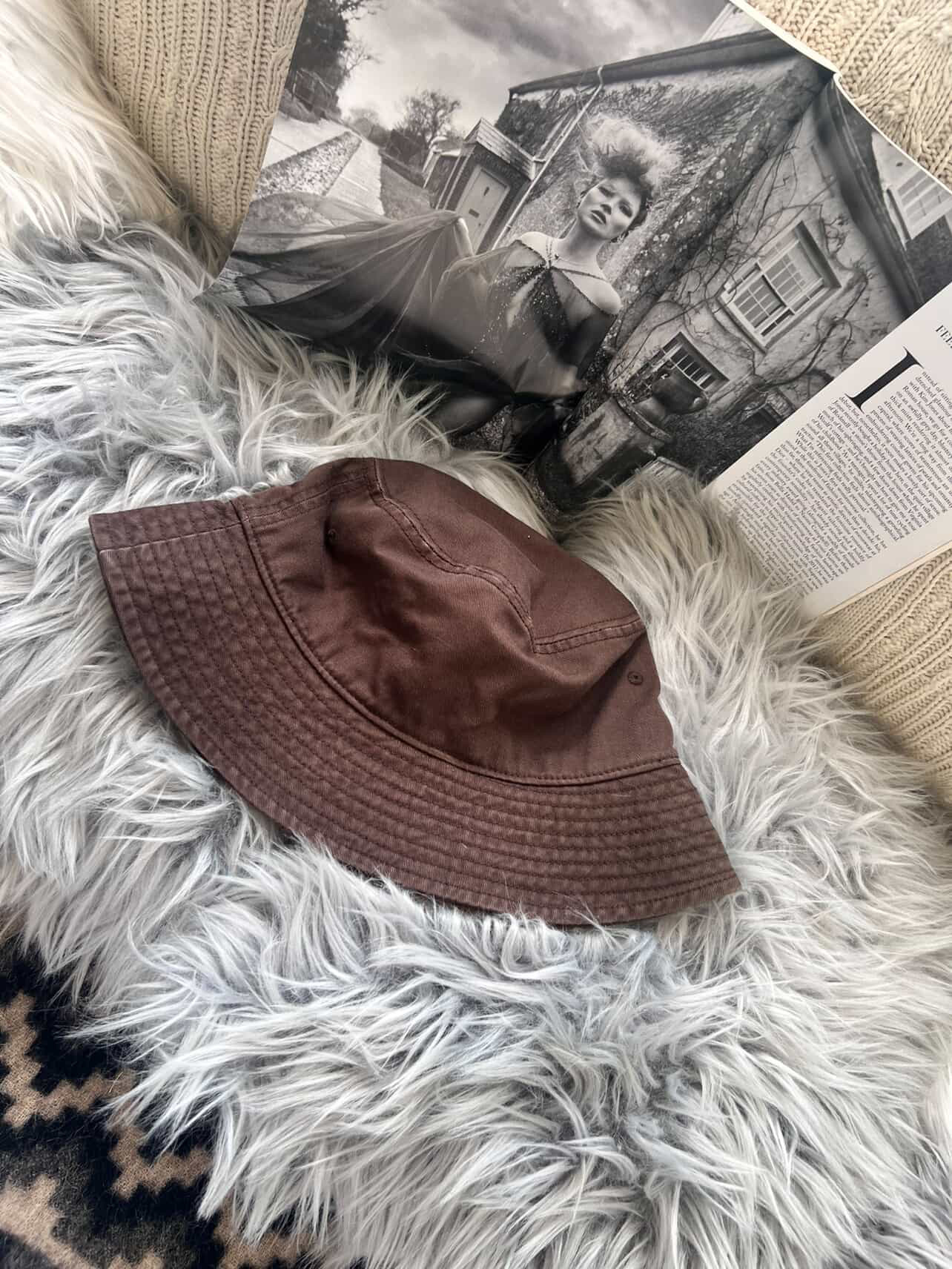 Coffee Brown Plain 1990’s Retro