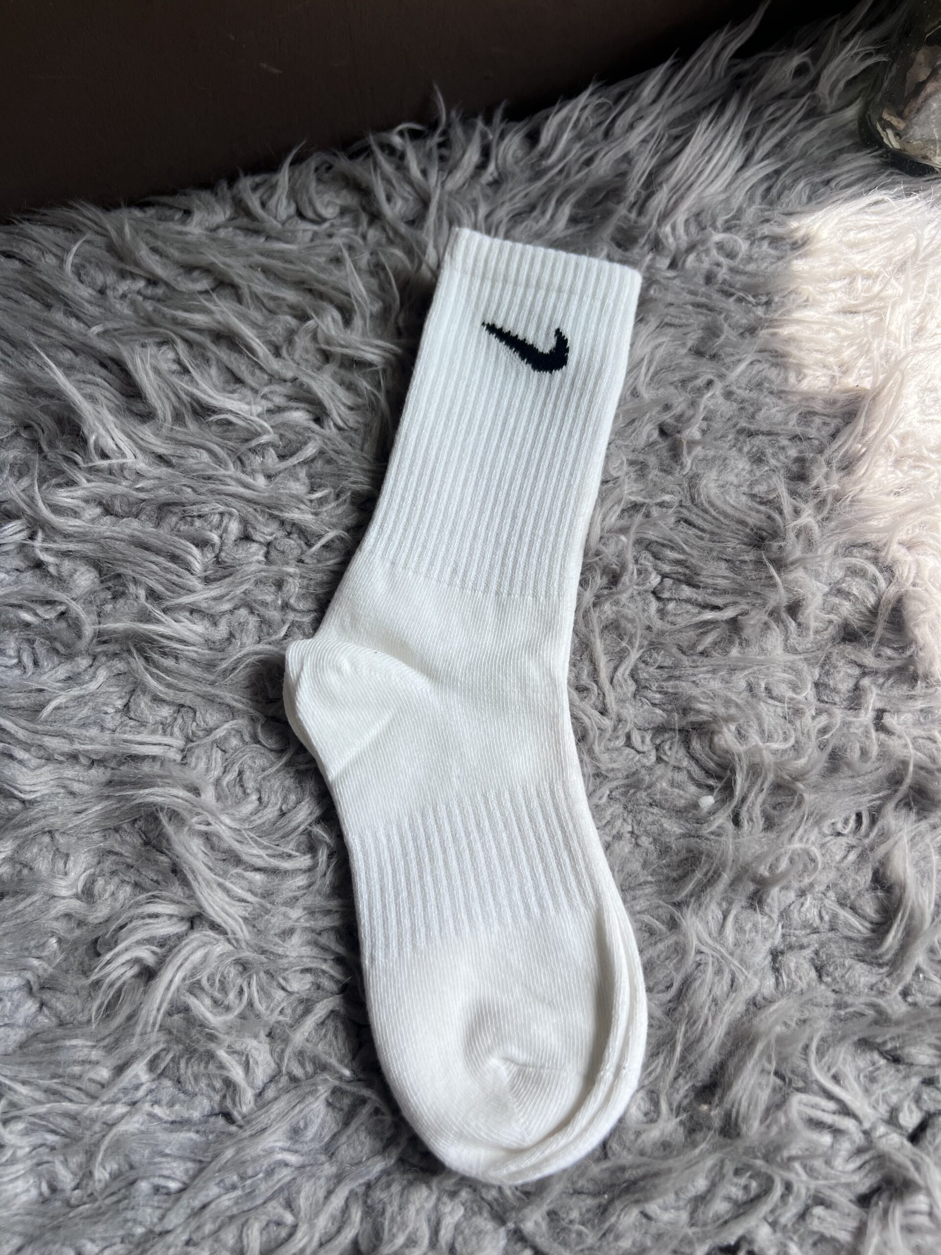 White Nike Socks